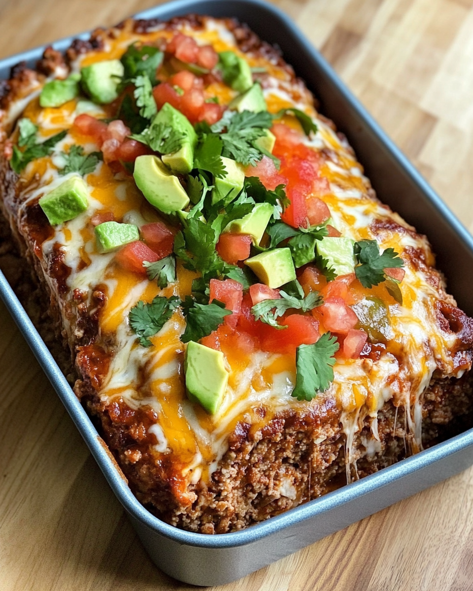 Mexican Taco Meatloaf Recipe