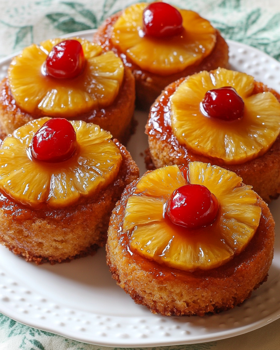 Pineapple Upside Down Cookies