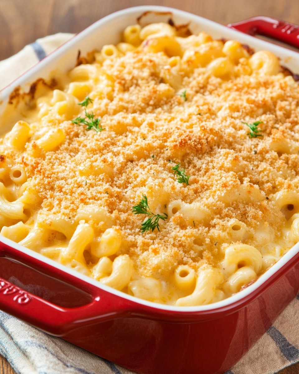 Creamy Baked Mac and Cheese