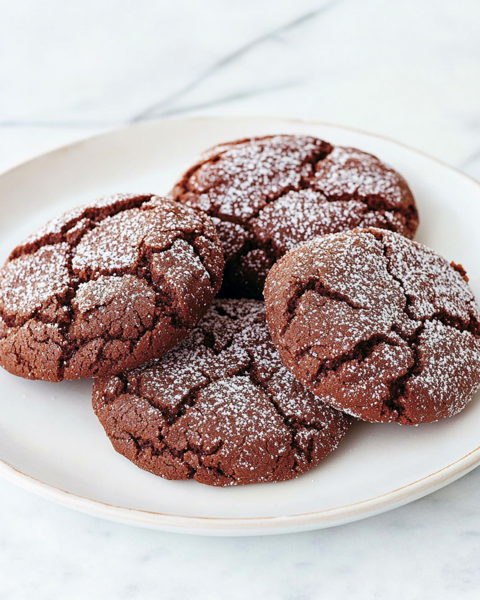 Chocolate Crinkle Cookies