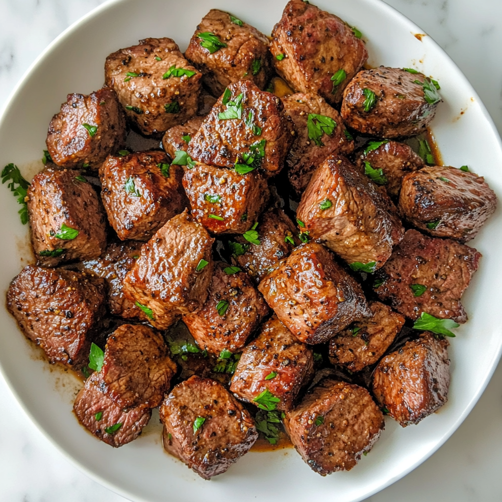 Cajun Garlic Butter Steak Bites