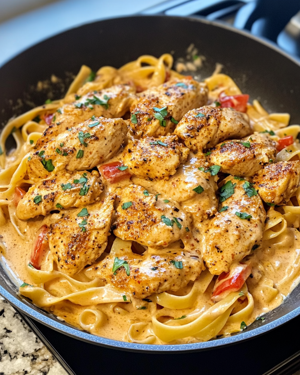 Creamy Cajun Chicken Pasta