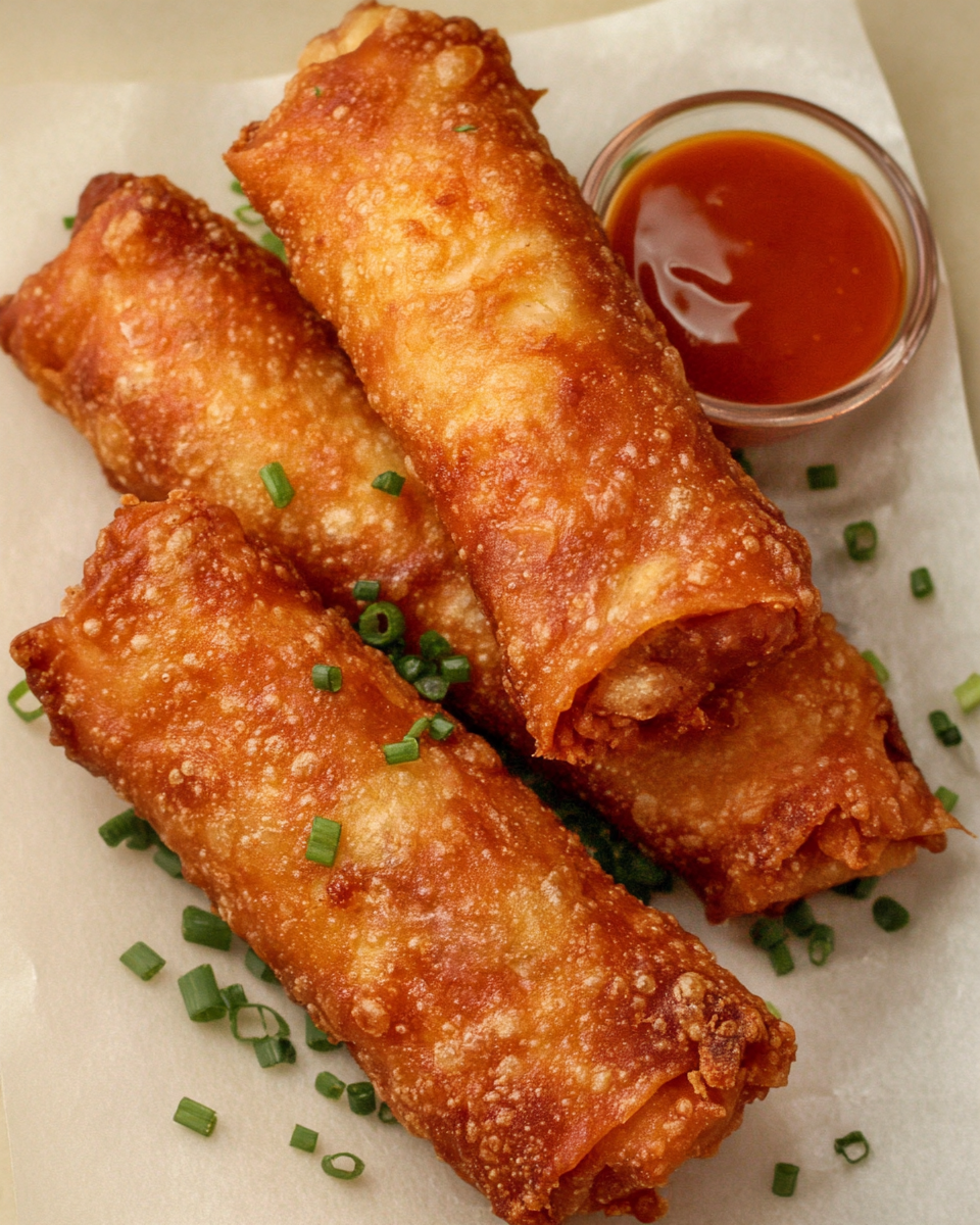 Crab Rangoon Egg Rolls