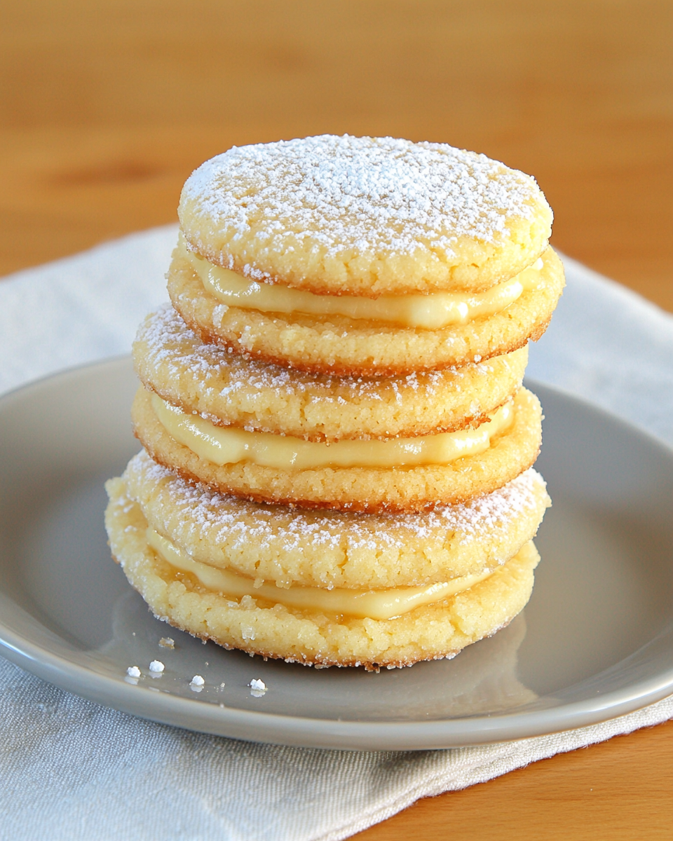 Zesty Lemon-Filled Cookies