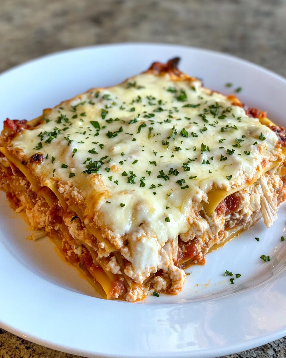White Chicken Lasagna
