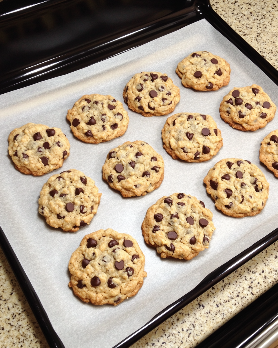 Rice Krispie Cookies with Chocolate Chips