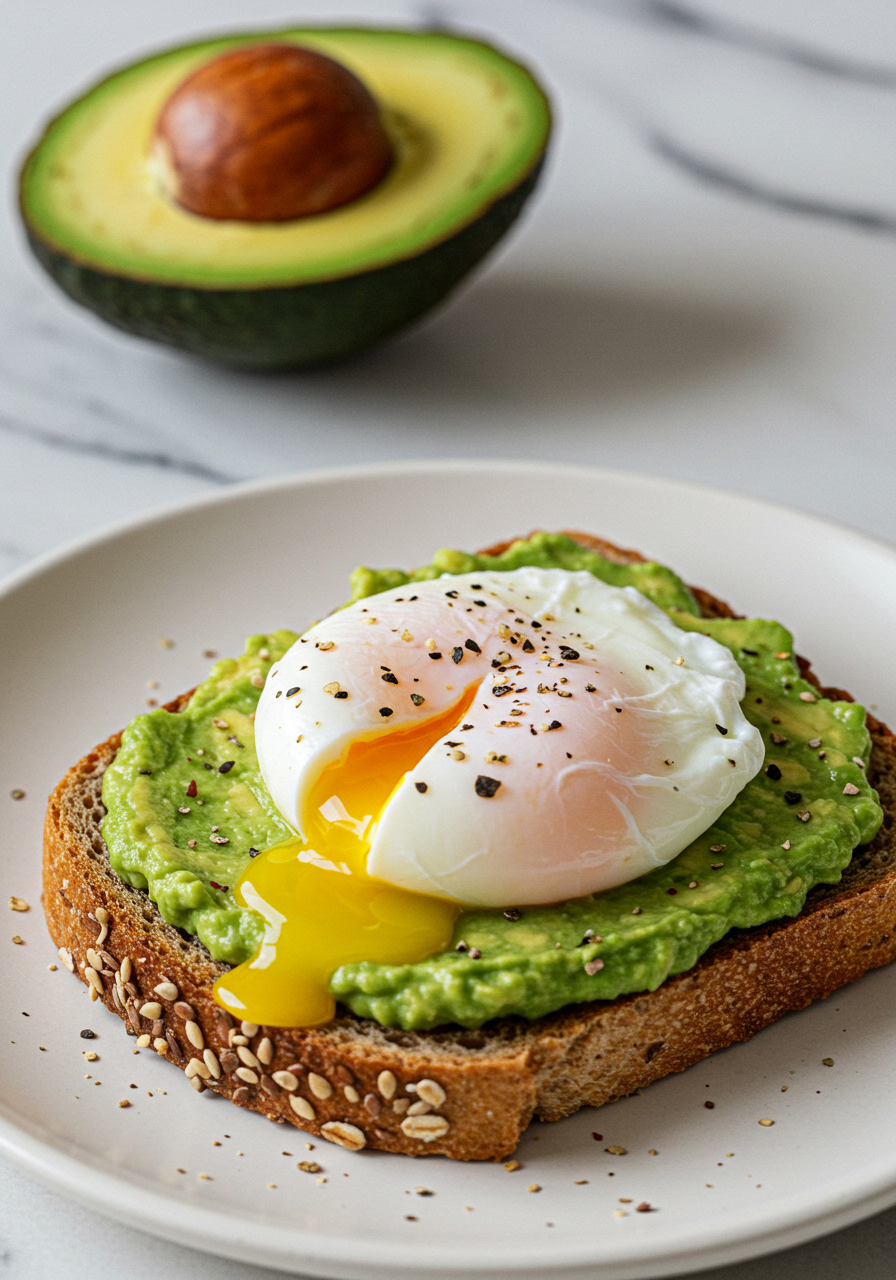 Avocado Toast with Poached Egg