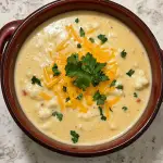Cheesy Cauliflower Soup