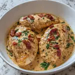 Creamy Crockpot Tuscan Chicken