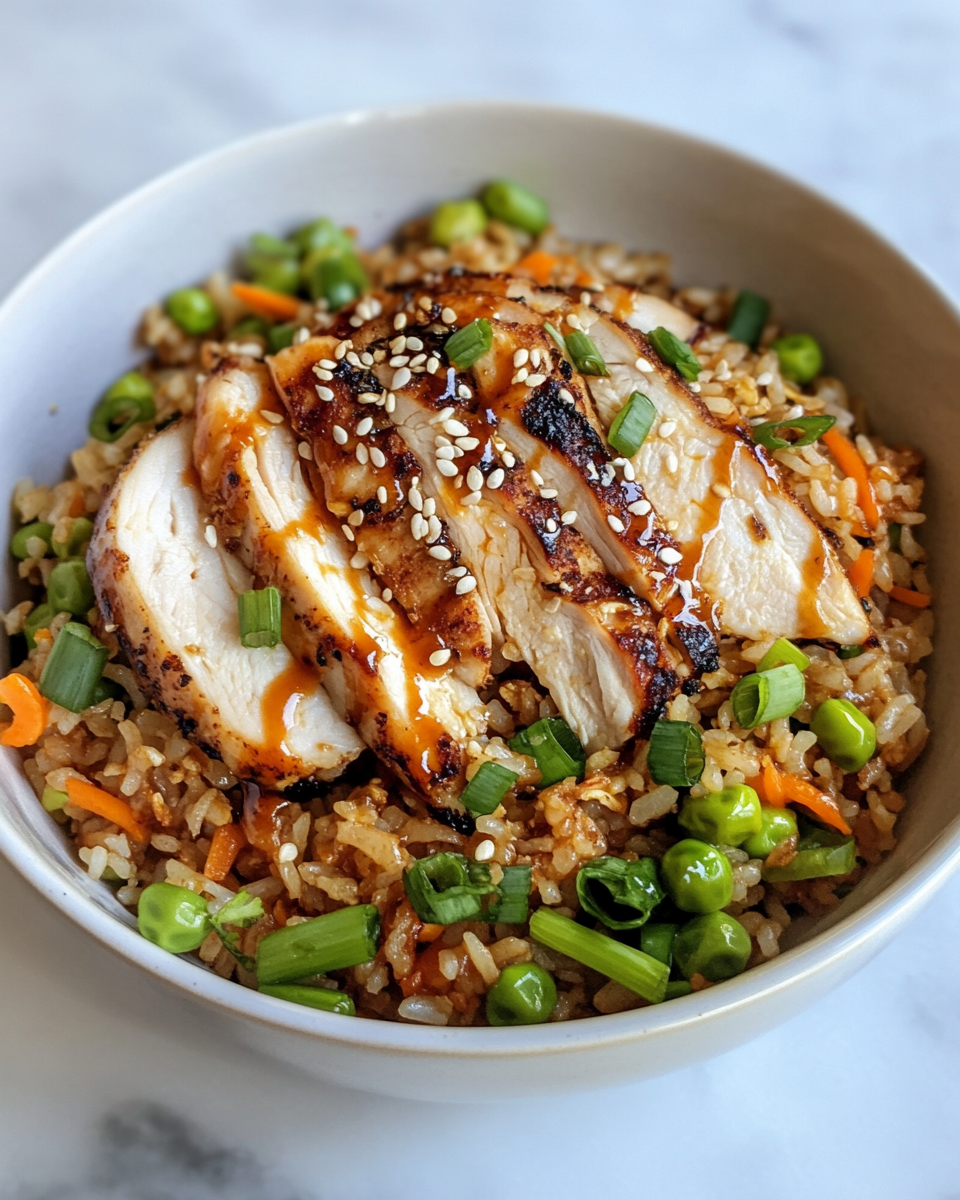 Japanese BBQ Chicken Fried Rice