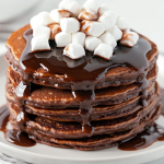 Hot Chocolate Pancakes