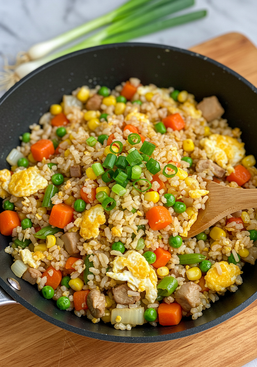 Easy Egg Fried Rice Recipe