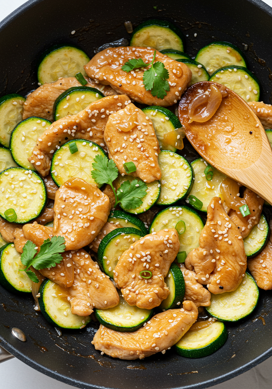 Chicken Zucchini Stir-Fry