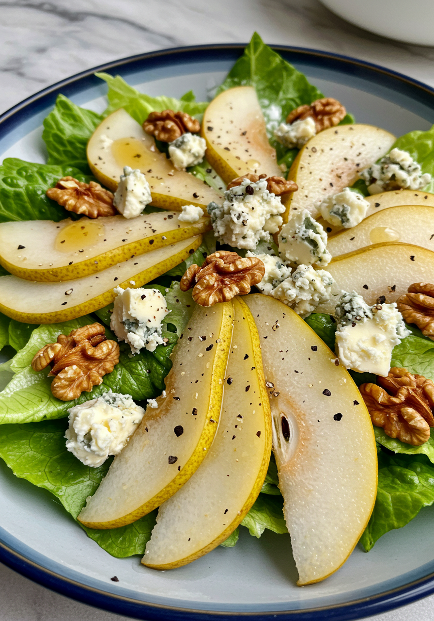 Barefoot Contessa Pear and Blue Cheese Salad