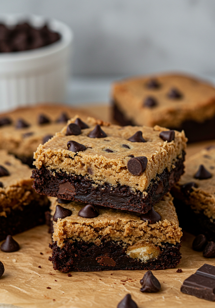 Cookie Dough Brownies
