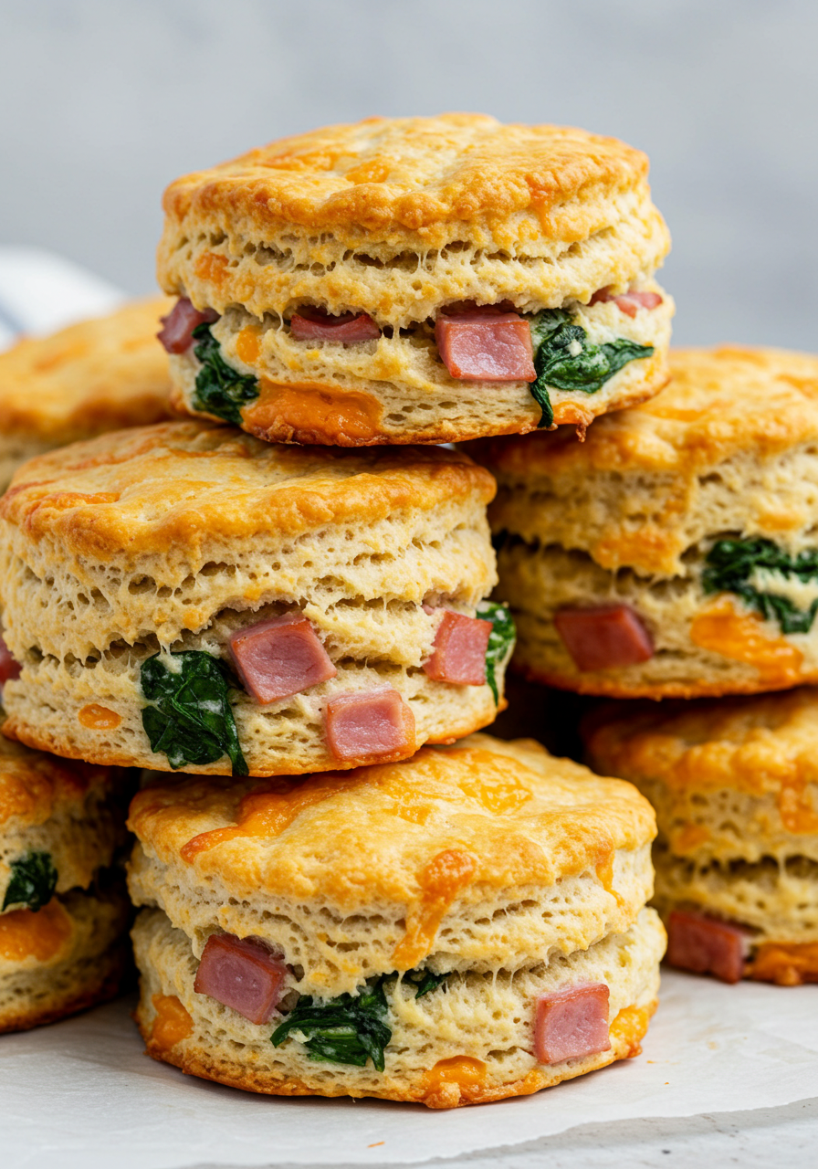Hearty Breakfast Protein Biscuits