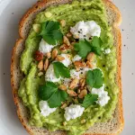 Creamy Avocado and Cottage Cheese Toast