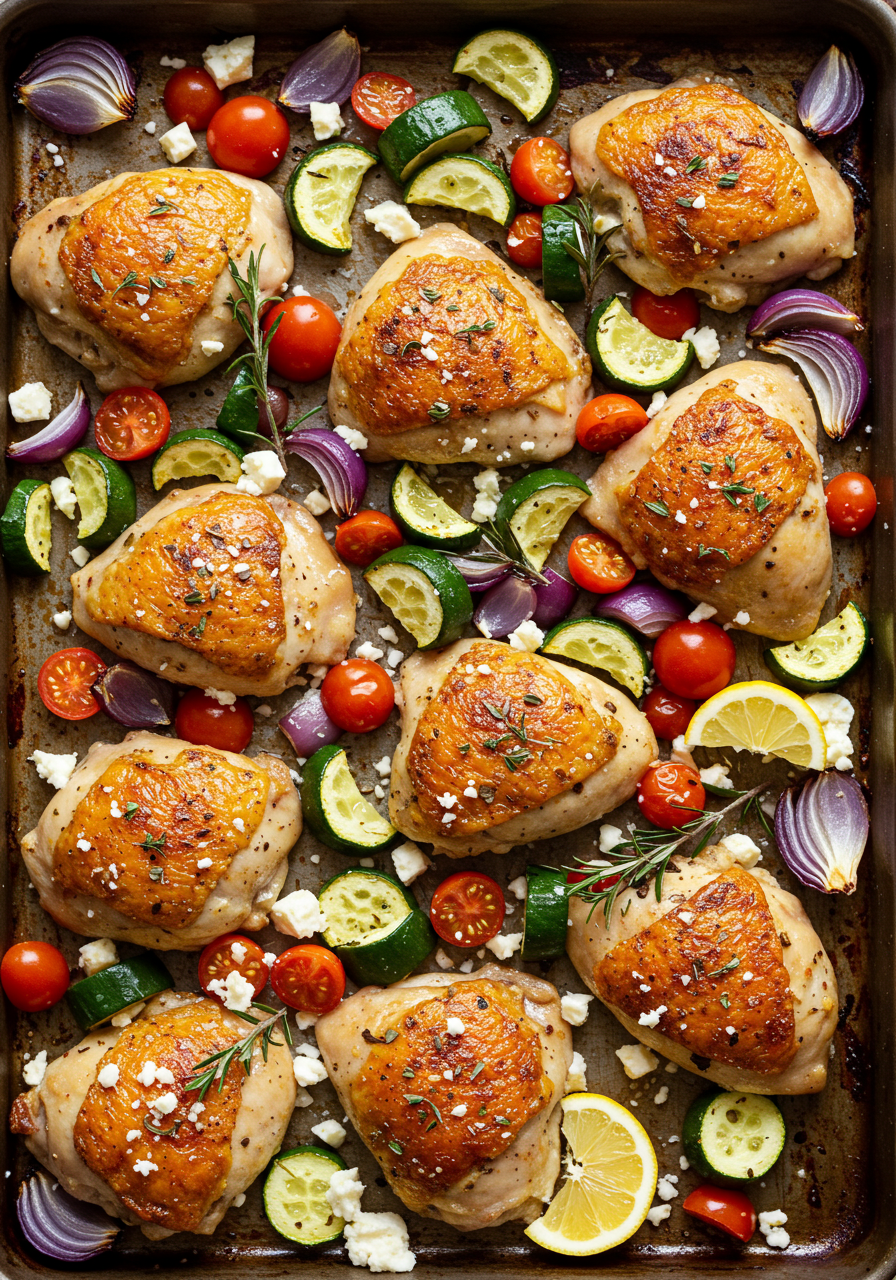 Greek Sheet Pan Chicken