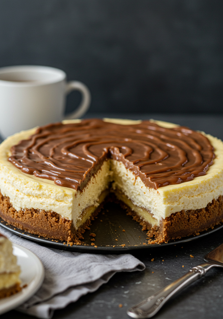 Boston Cream Pie Cheesecake