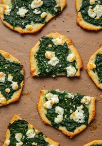 Mediterranean Spinach and Feta Crisps