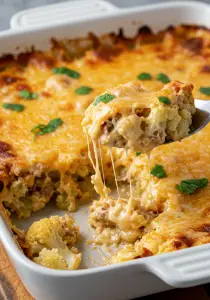Queso Cauliflower Bake