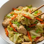 Chinese Chicken Cabbage Stir Fry
