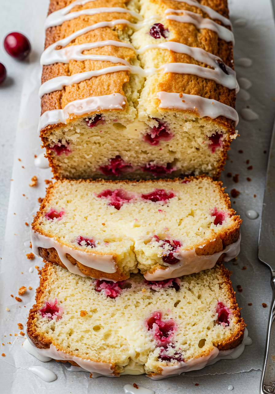 Cream Cheese Cranberry Loaf