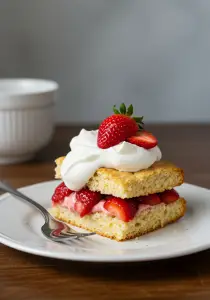 Slab Strawberry Shortcake