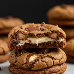 Gooey Reese’s Cheesecake Cookies