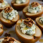 Elegant Blue Cheese Stuffed Pears