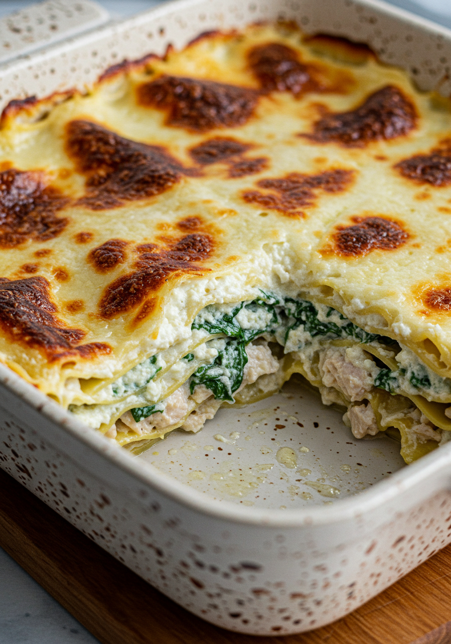 Chicken Alfredo Lasagna