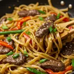 Mongolian Beef Noodles