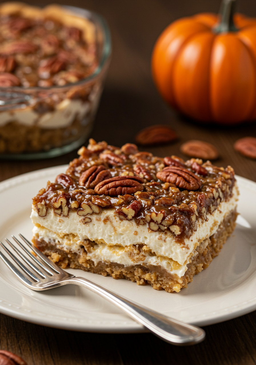 Pecan Pie Lasagna