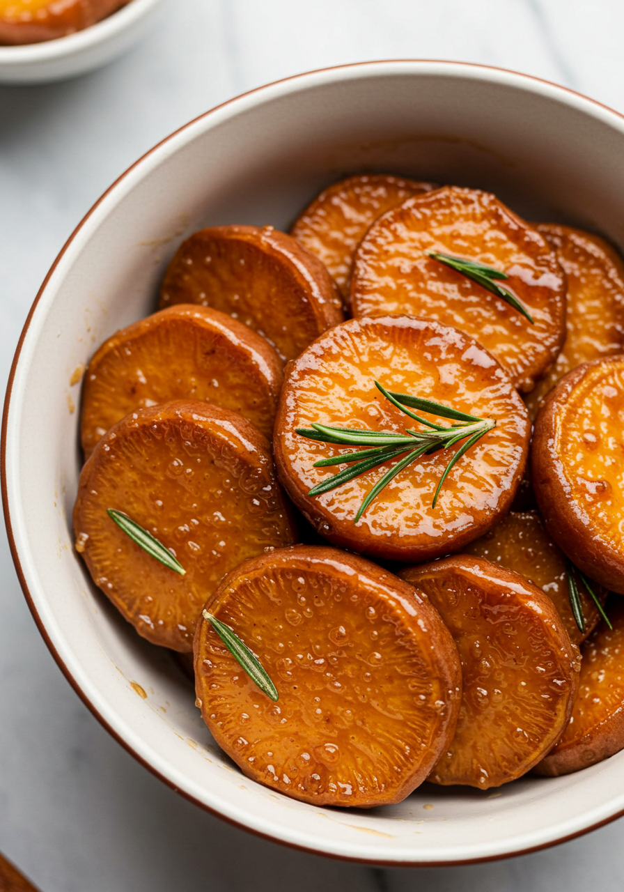 Cinnamon Maple Roasted Sweet Potatoes